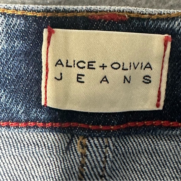 Alice+Olivia Rye Two-Tone Denim Maxi Skirt. Sz:  25/XS - Picture 7 of 9